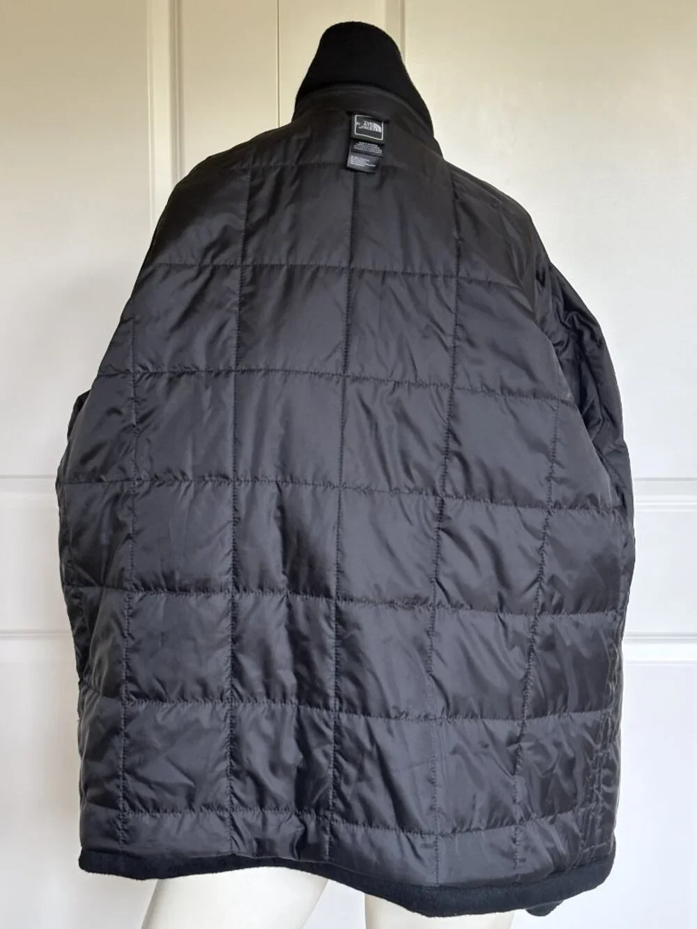 NWOT THE NORTH FACE BLACK WOOL BLEND COAT JACKET SIZE: XL/TG